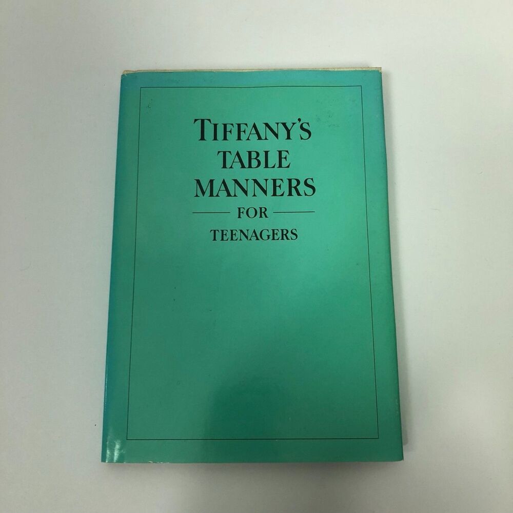 Tiffany's Table Manners for Teenagers by Walter Hoving Hardback Book w/ Jacket